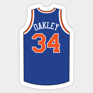 Charles Oakley New York Jersey Qiangy Sticker